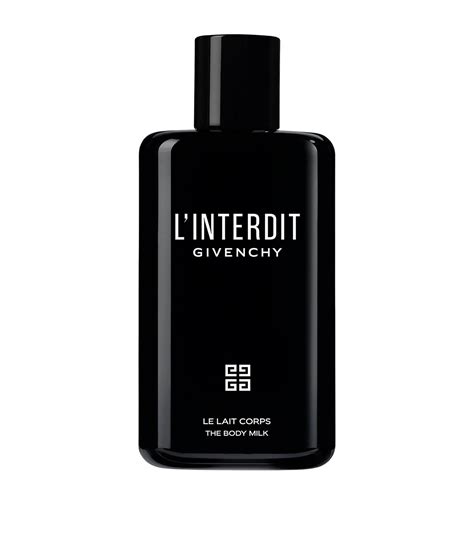 l'interdit givenchy body milk|L'INTERDIT BODY MILK .